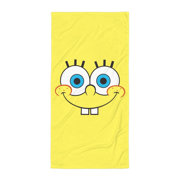 SpongeBob SquarePants Big Face Beach Towel - SpongeBob SquarePants Official Shop