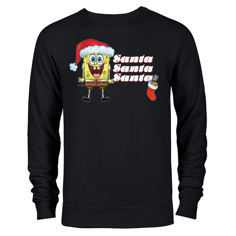 SpongeBob Santa Crewneck Sweatshirt - SpongeBob SquarePants Official Shop