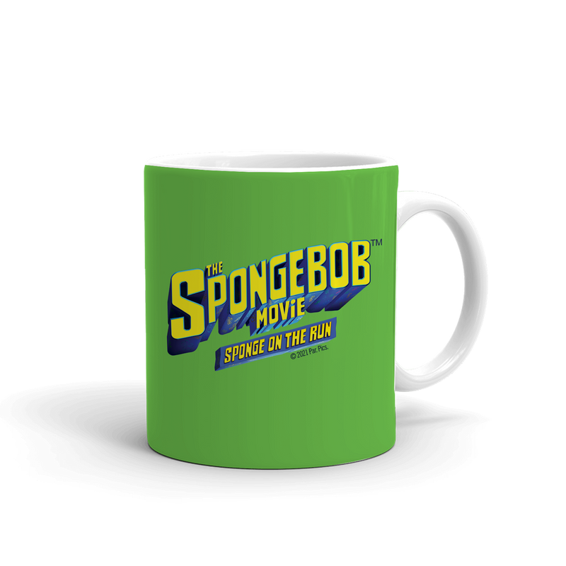 SpongeBob SquarePants Sponge on the Run Gary Badge White Mug - SpongeBob SquarePants Official Shop