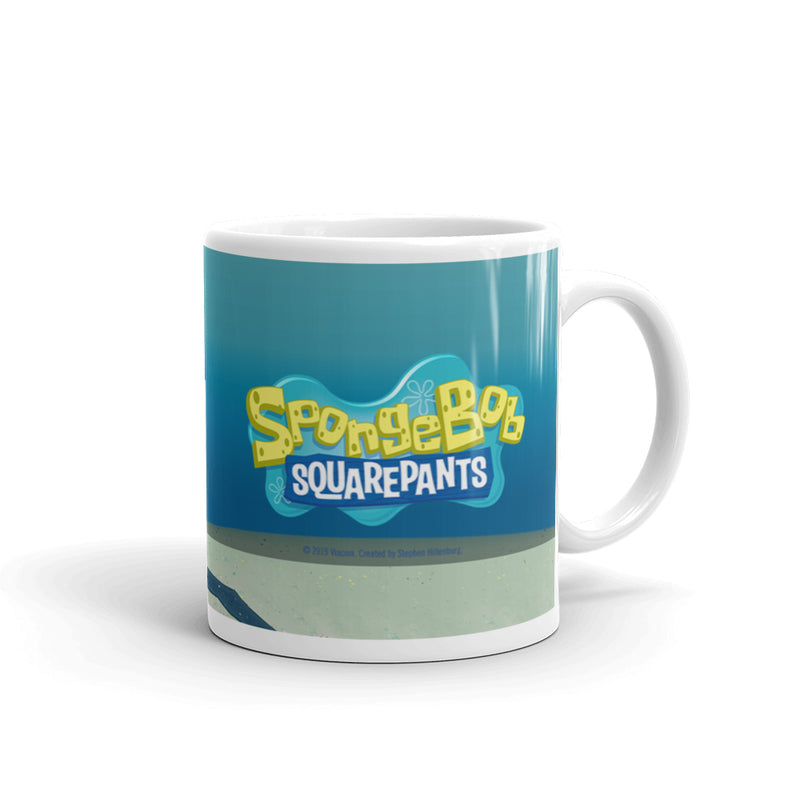 The Krusty Krab 11 oz White Mug - SpongeBob SquarePants Official Shop