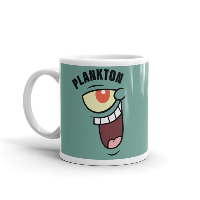 Plankton Big Face 11 oz Mug - SpongeBob SquarePants Official Shop