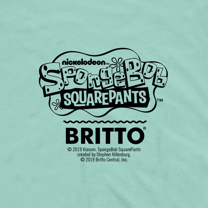 SpongeBob SquarePants Squidward Britto Adult Short Sleeve T-Shirt
