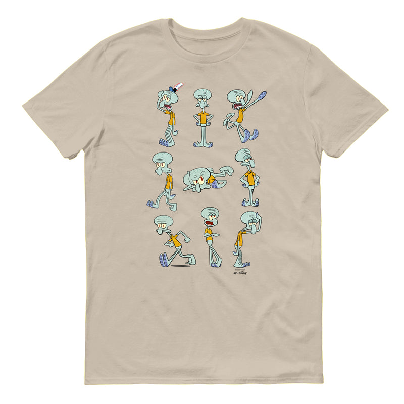 Squidward Feelin' Moody Short Sleeve T-Shirt - SpongeBob SquarePants Official Shop