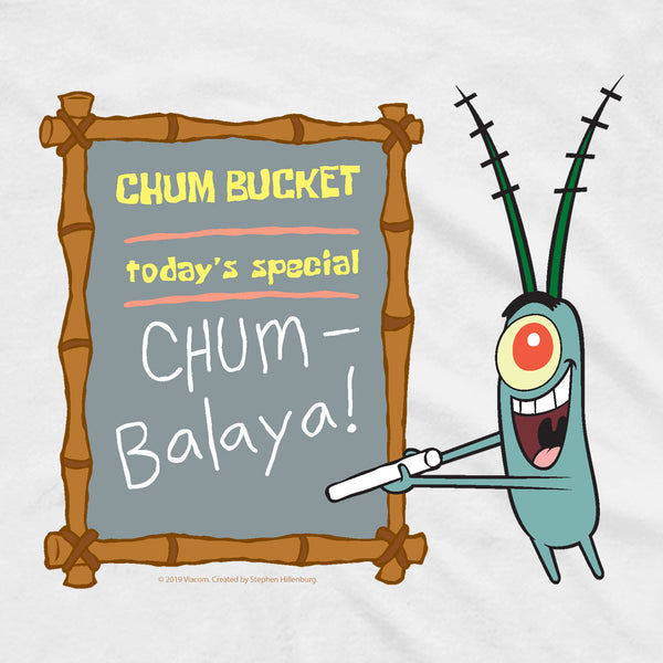 Chum Bucket Chum-Balaya Short Sleeve T-Shirt – SpongeBob