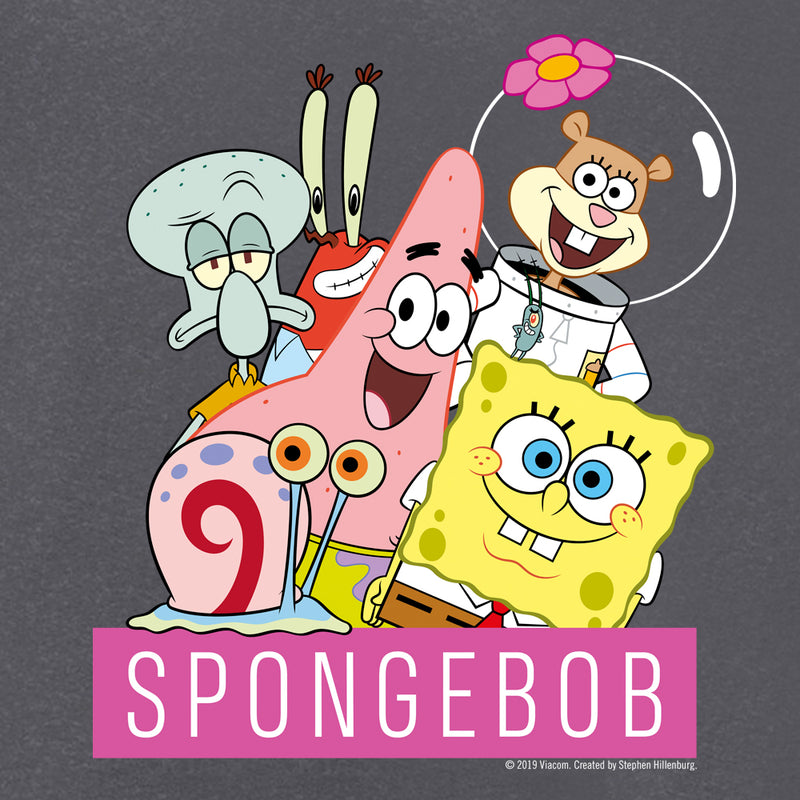 SpongeBob SquarePants Group Shot Women's Relaxed Scoop Neck T-Shirt - SpongeBob SquarePants Official Shop