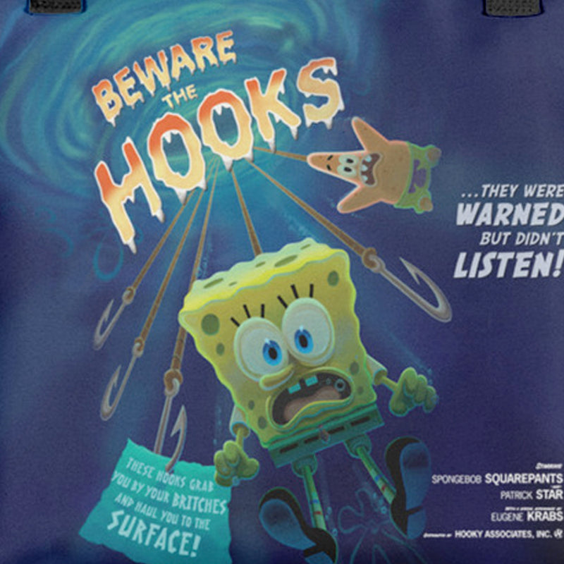 SpongeBob Beware The Hooks Tote Bag - SpongeBob SquarePants Official Shop