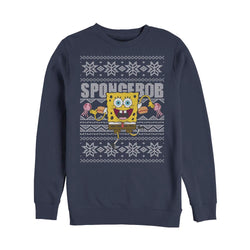SpongeBob SquarePants Dancing Sponge Crew Neck Sweatshirt - SpongeBob SquarePants Official Shop