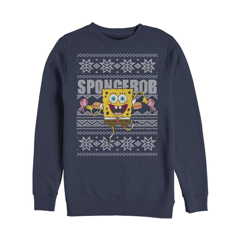 SpongeBob SquarePants Dancing Sponge Crew Neck Sweatshirt - SpongeBob SquarePants Official Shop