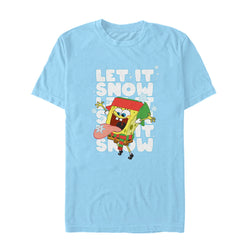 SpongeBob Let it Snow Short Sleeve T-Shirt - SpongeBob SquarePants Official Shop