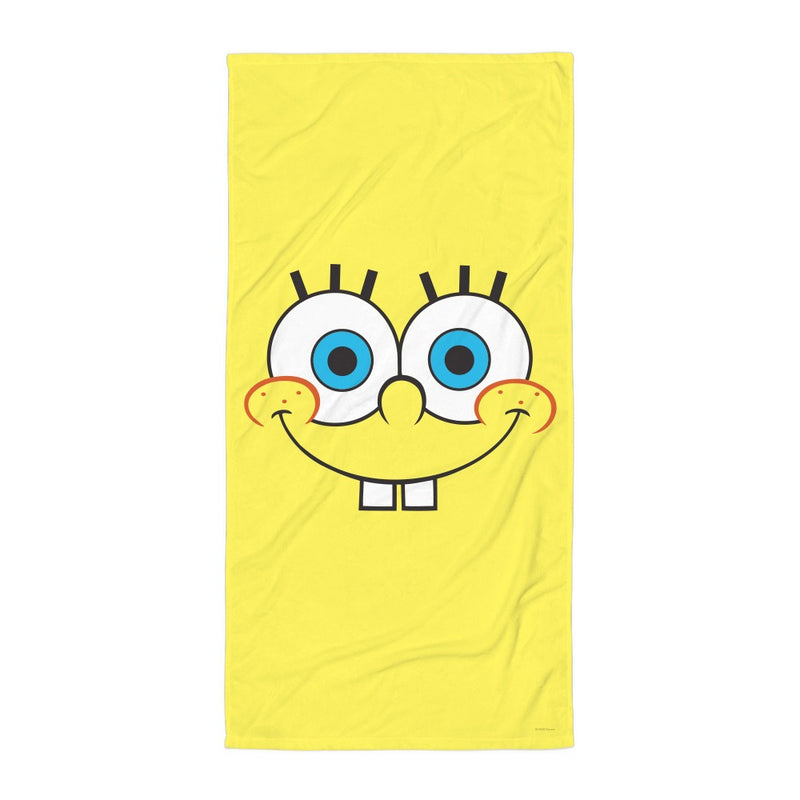 SpongeBob SquarePants Big Face Beach Towel - SpongeBob SquarePants Official Shop