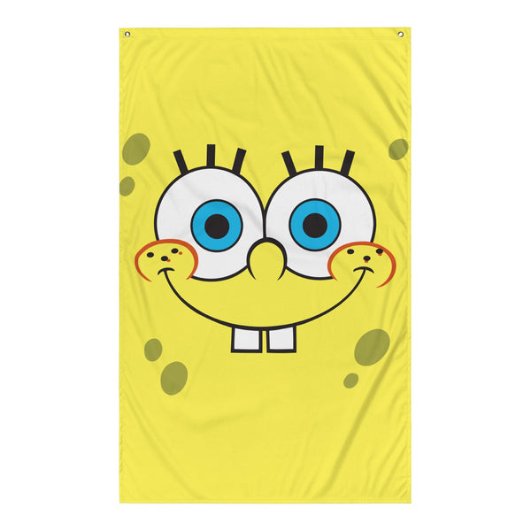 SpongeBob SquarePants Big Face Flag - SpongeBob SquarePants Official Shop