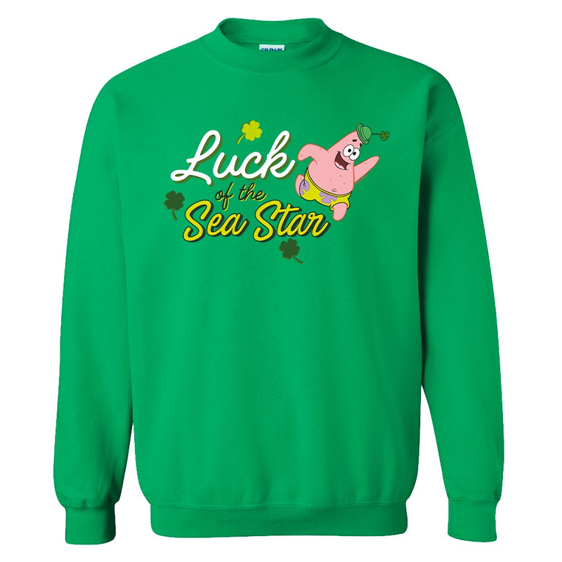 Patrick Star Luck Of The Sea Star Crew Neck Sweatshirt