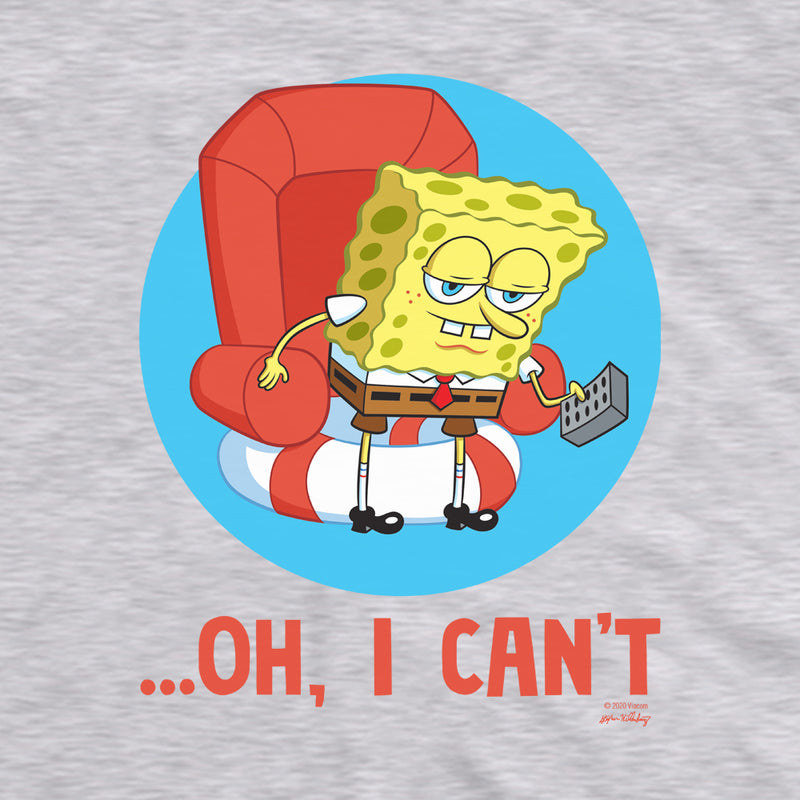 SpongeBob SquarePants Oh, I Can't Meme Adult Short Sleeve T-Shirt