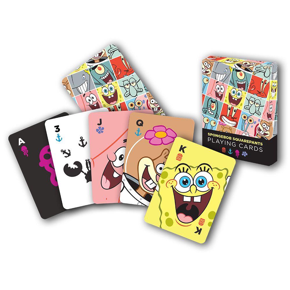 SpongeBob SquarePants Playing Card Deck – SpongeBob SquarePants Shop