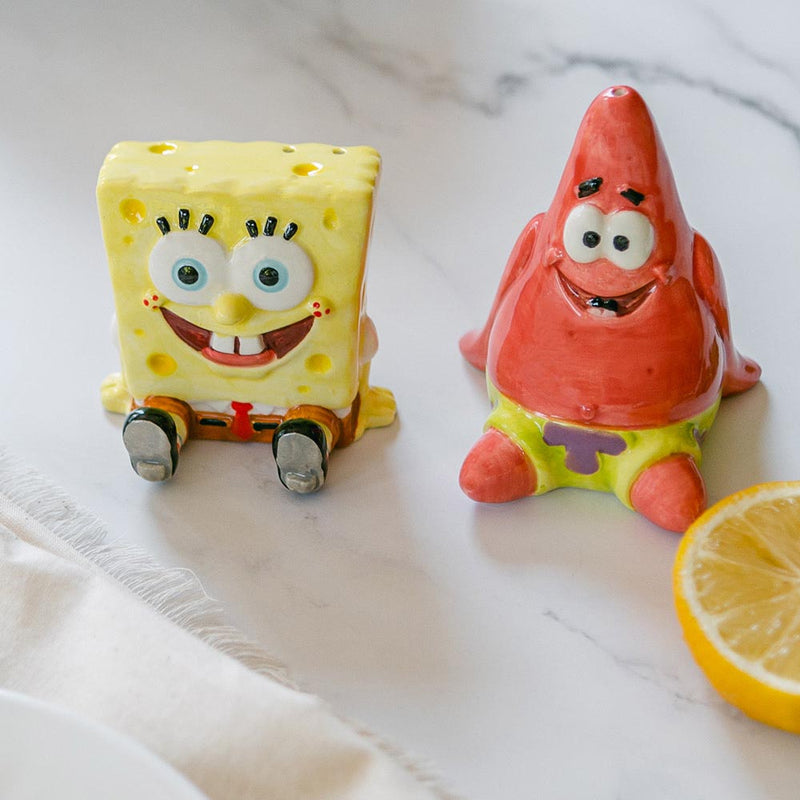 SpongeBob and Patrick Salt and Pepper Shaker Set - SpongeBob SquarePants Official Shop