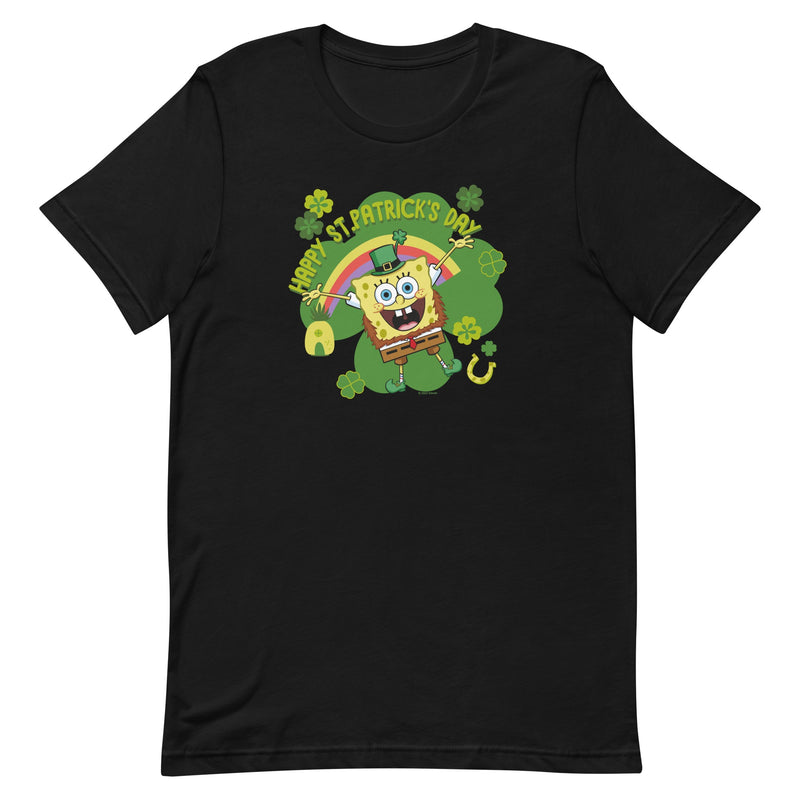 SpongeBob SquarePants Happy St. Patrick's Day Short Sleeve T-Shirt