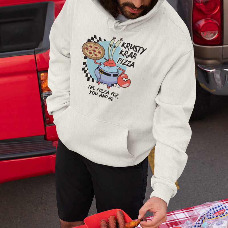 The Krusty Krab Pizza Lightweight Hooded Sweatshirt - SpongeBob SquarePants Official Shop