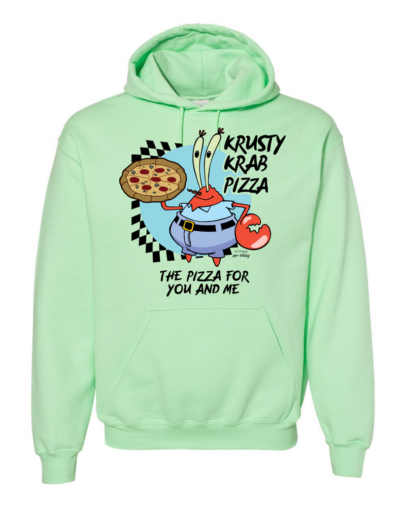 SpongeBob SquarePants The Krusty Krab Pizza Pastel Hooded Sweatshirt
