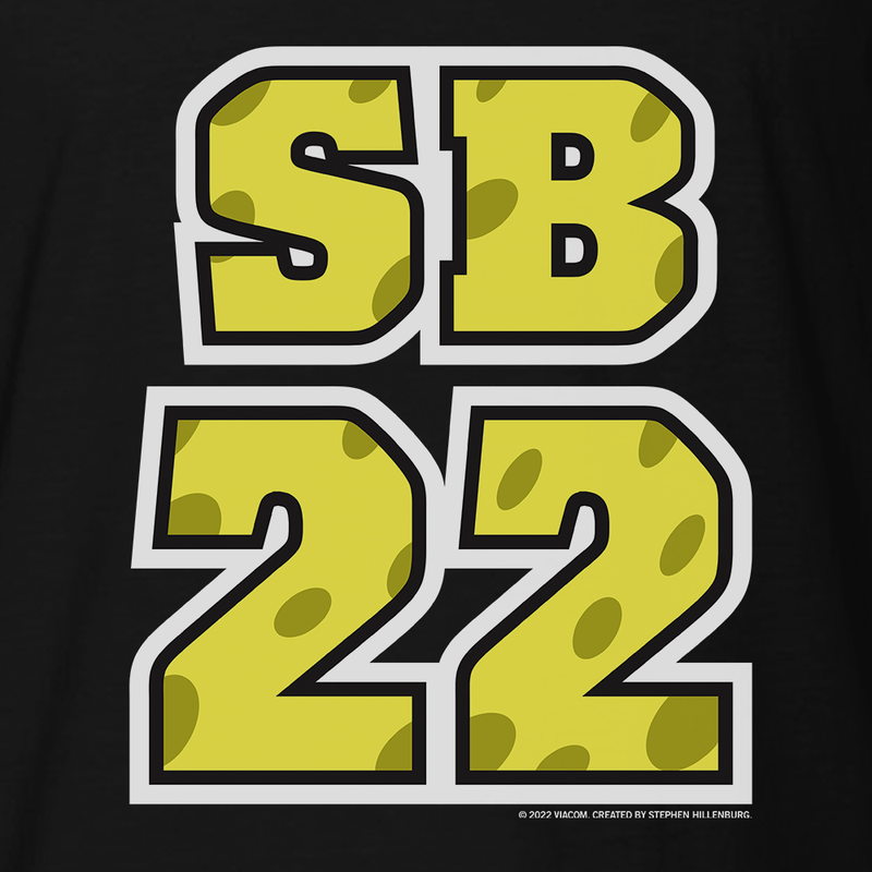 SpongeBob SquarePants Big Game 2022 Adult Short Sleeve T-Shirt