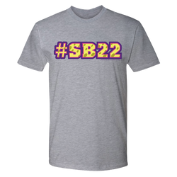 SpongeBob SquarePants Big Game #SB22 Adult Short Sleeve T-Shirt