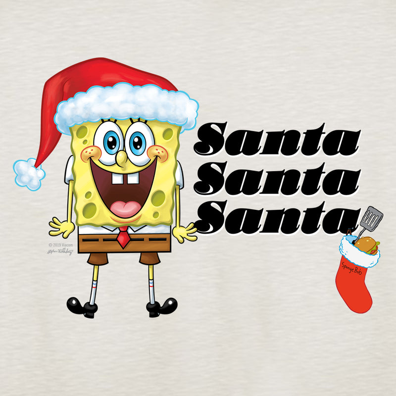 SpongeBob SquarePants SpongeBob Santa Lightweight Crewneck Sweatshirt