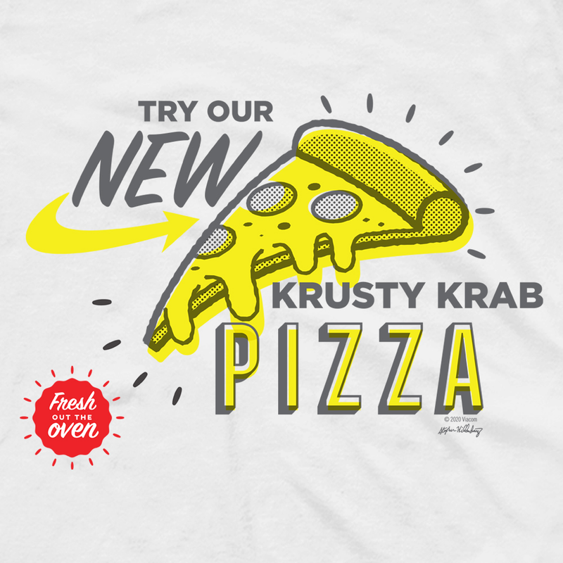SpongeBob SquarePants The Krusty Krab New Pizza Adult Short Sleeve