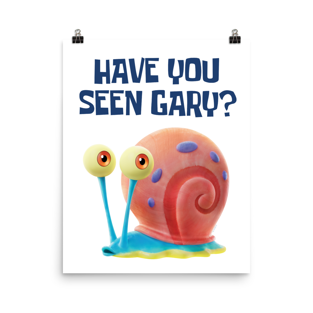 Spongebob Missing Gary