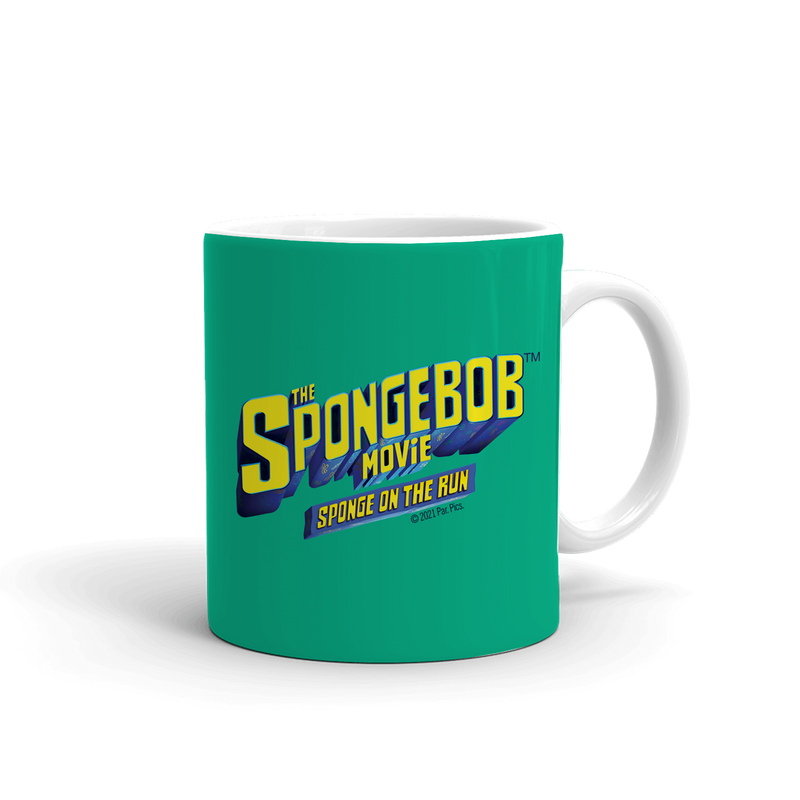 SpongeBob SquarePants Sponge on the Run Plakton Badge White Mug - SpongeBob SquarePants Official Shop