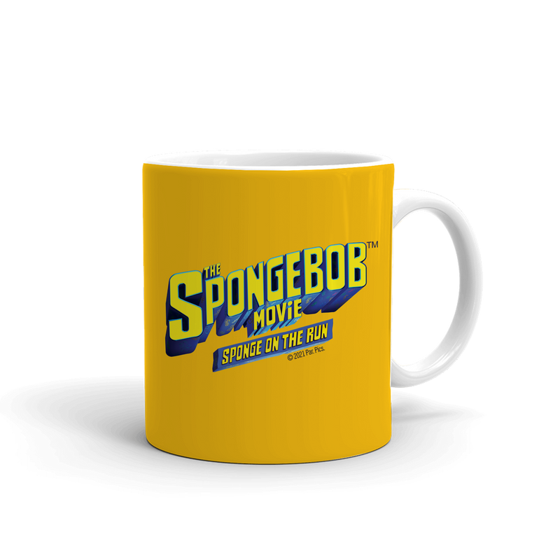 SpongeBob SquarePants Sponge on the Run Sandy Badge White Mug - SpongeBob SquarePants Official Shop