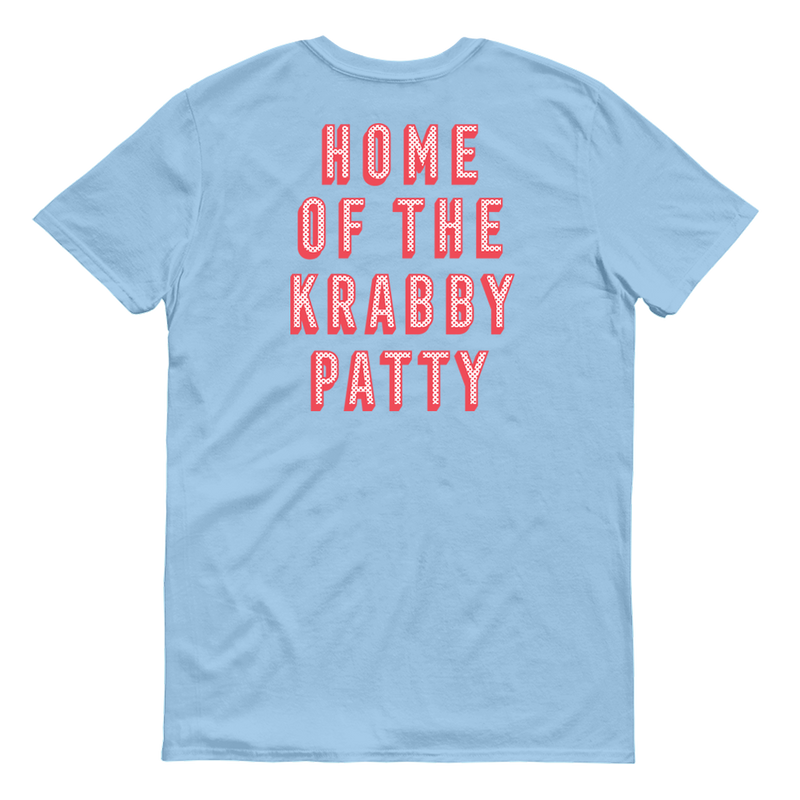 The Krusty Krab Home of the Krabby Patty Adult Short Sleeve T-Shirt - SpongeBob SquarePants Official Shop