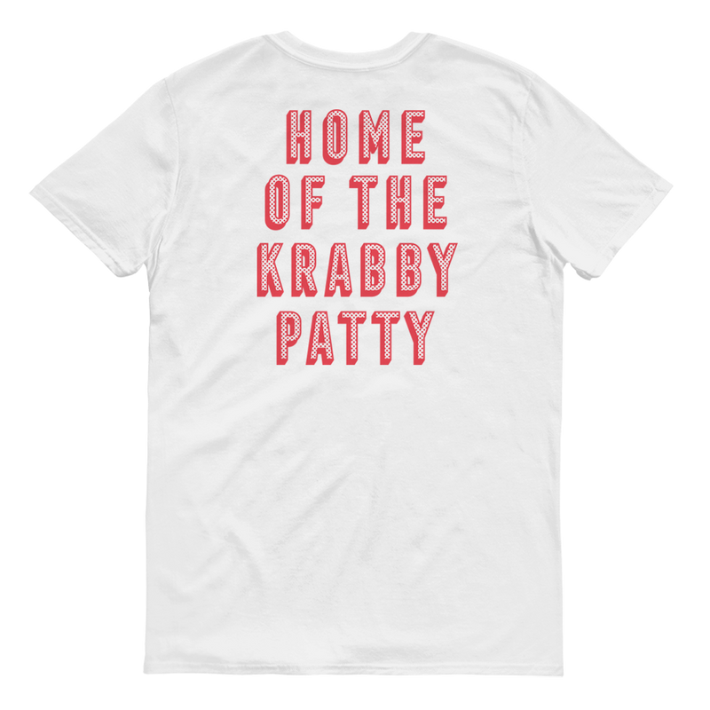 The Krusty Krab Home of the Krabby Patty Adult Short Sleeve T-Shirt - SpongeBob SquarePants Official Shop