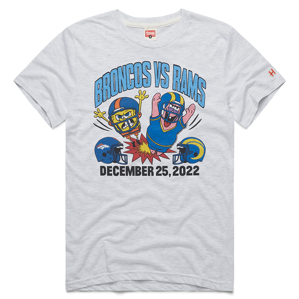 SpongeBob and Patrick x Broncos Vs Rams 2022 Short Sleeve T-Shirt - SpongeBob SquarePants Official Shop