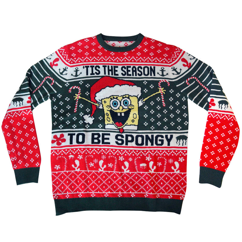 SpongeBob SquarePants Ugly Christmas Sweater - SpongeBob SquarePants Official Shop