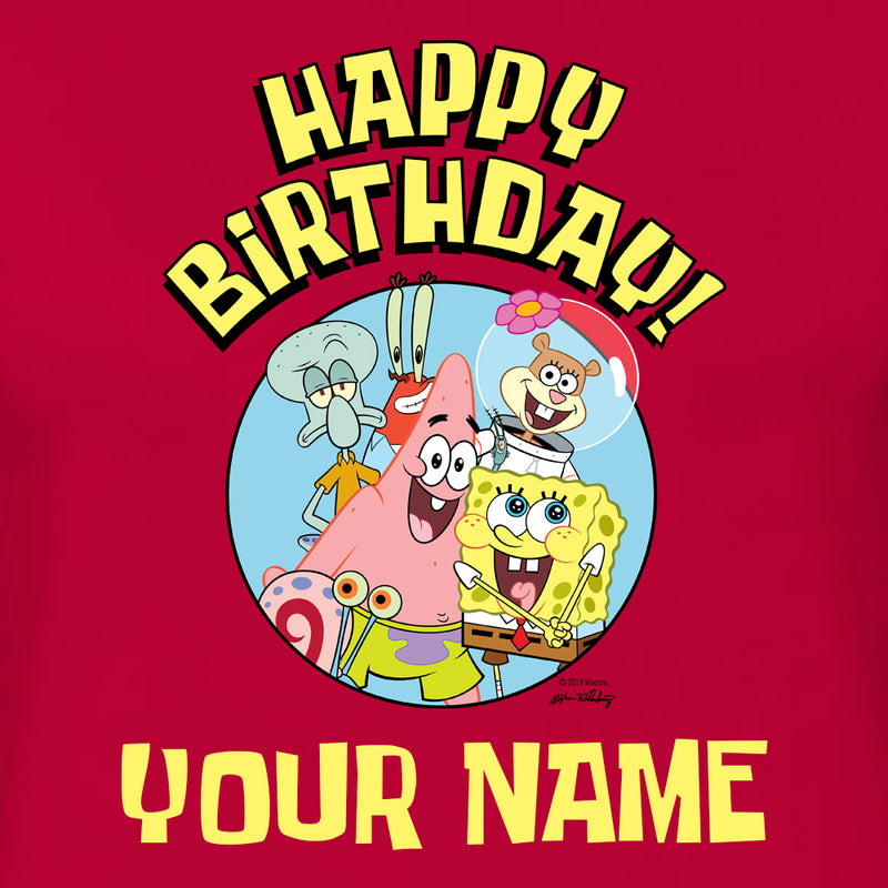 SpongeBob SquarePants Personalized Birthday Women's Short Sleeve T-Shirt – SpongeBob  SquarePants Shop