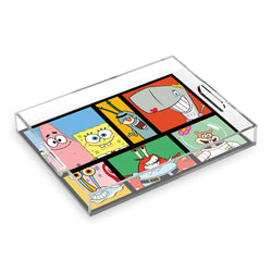 SpongeBob SquarePants Characters Grid Acrylic Tray - SpongeBob SquarePants Official Shop
