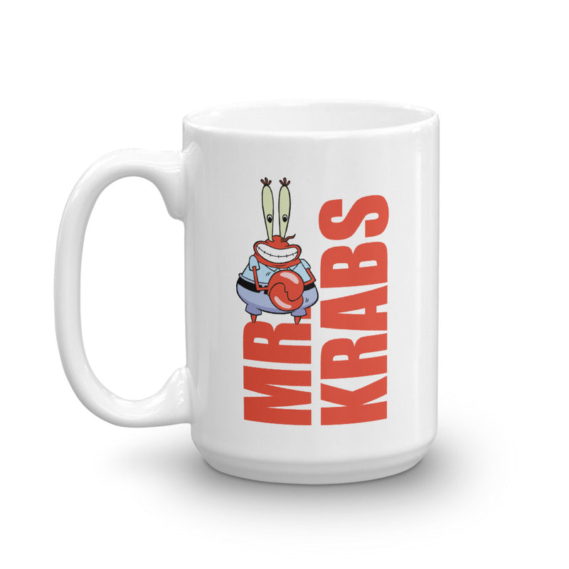Mr. Krabs Big Money White Mug - SpongeBob SquarePants Official Shop