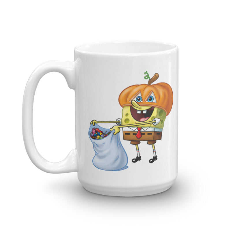 SpongeBob SquarePants Spongebob and Gary Halloween White Mug - SpongeBob SquarePants Official Shop