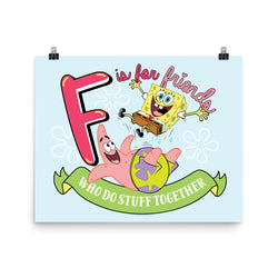 SpongeBob SquarePants Do Stuff Together Poster - 16" x 20"