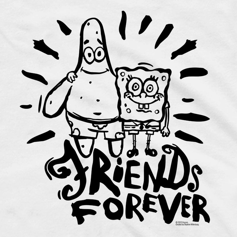 SpongeBob SquarePants Friends Forever Short Sleeve T-Shirt - SpongeBob SquarePants Official Shop