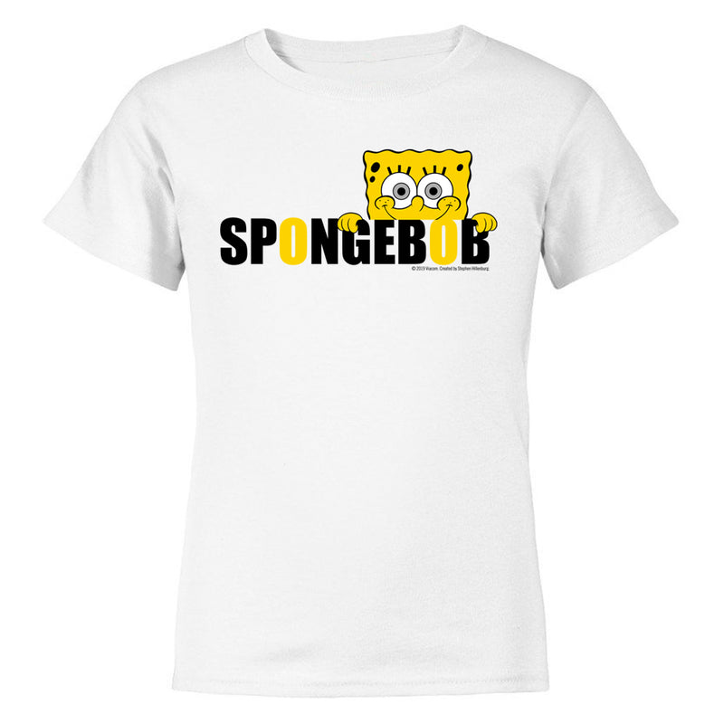 SpongeBob SquarePants Spotted Kids Short Sleeve T-Shirt