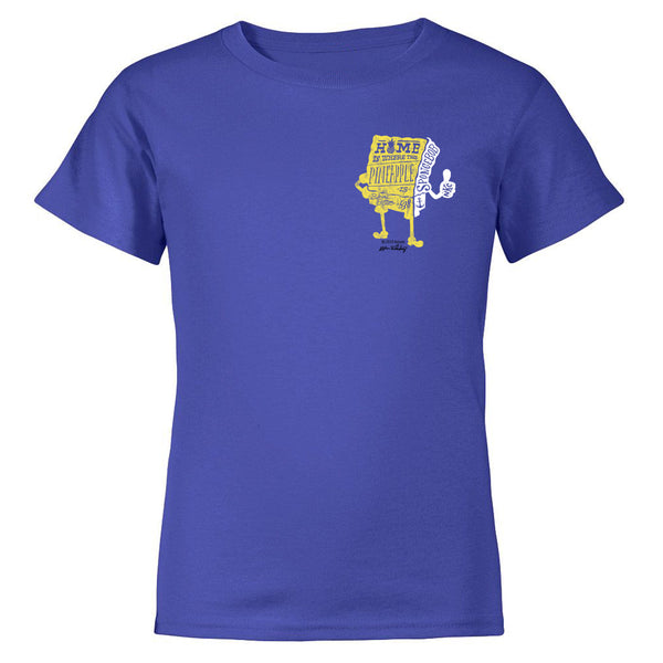SpongeBob SquarePants Home of the Pineapple Kids Short Sleeve T-Shirt