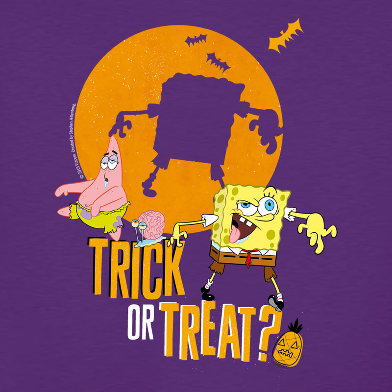 SpongeBob SquarePants Spongebob and Patrick Trick-Or-Treat Kids Short Sleeve T-Shirt