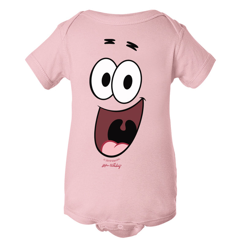 Patrick Big Face Baby Body Suit