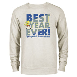 SpongeBob SquarePants Best Year Ever Lightweight Crewneck Sweatshirt