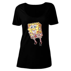 SpongeBob SquarePants 3D Women's Relaxed Scoop Neck T-Shirt