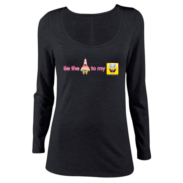 SpongeBob SquarePants Women's Emoji Patrick to my Spongebob Women's Long Sleeve T-Shirt