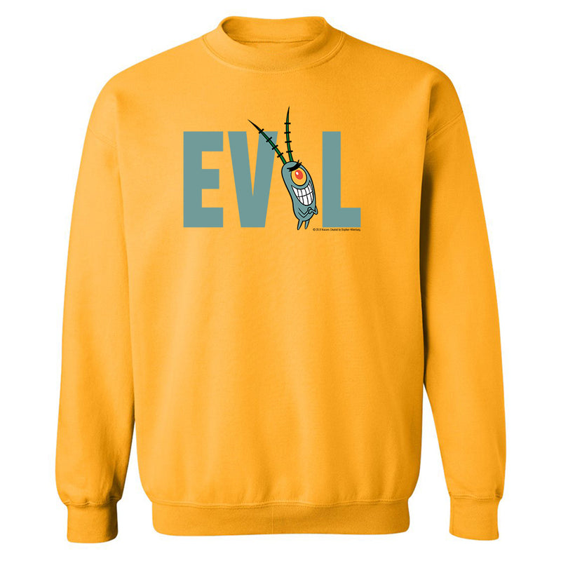 Plankton Evil Fleece Crew Neck Sweatshirt