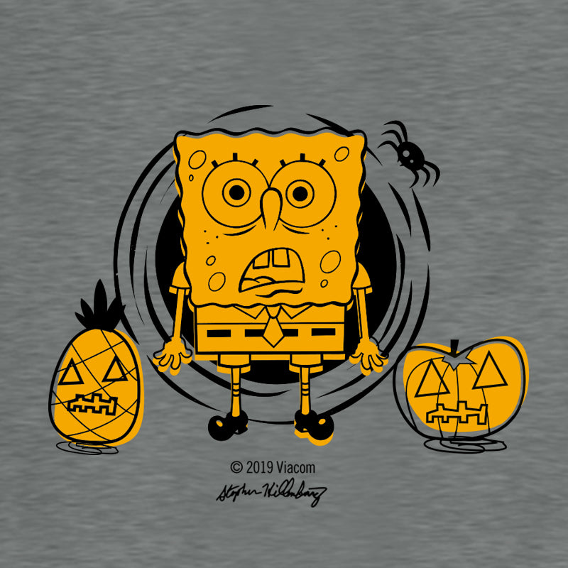 SpongeBob Bikini Bottom Pumpkin Women's Crop Sweatshirt