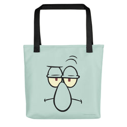 SpongeBob SquarePants Squidward Big Face Premium Tote Bag