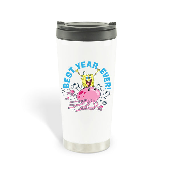 SpongeBob SquarePants Best Year Ever Jellyfish Travel Mug